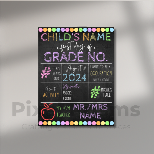 Personalized Back-to-School Poster
