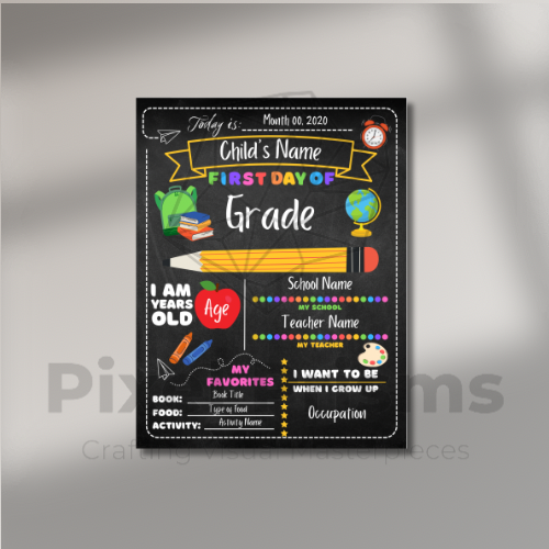 Personalized Back-to-School Poster