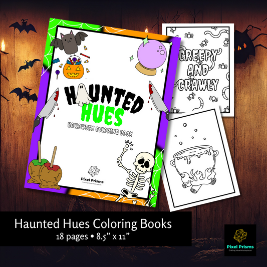 Halloween Hues Coloring Books