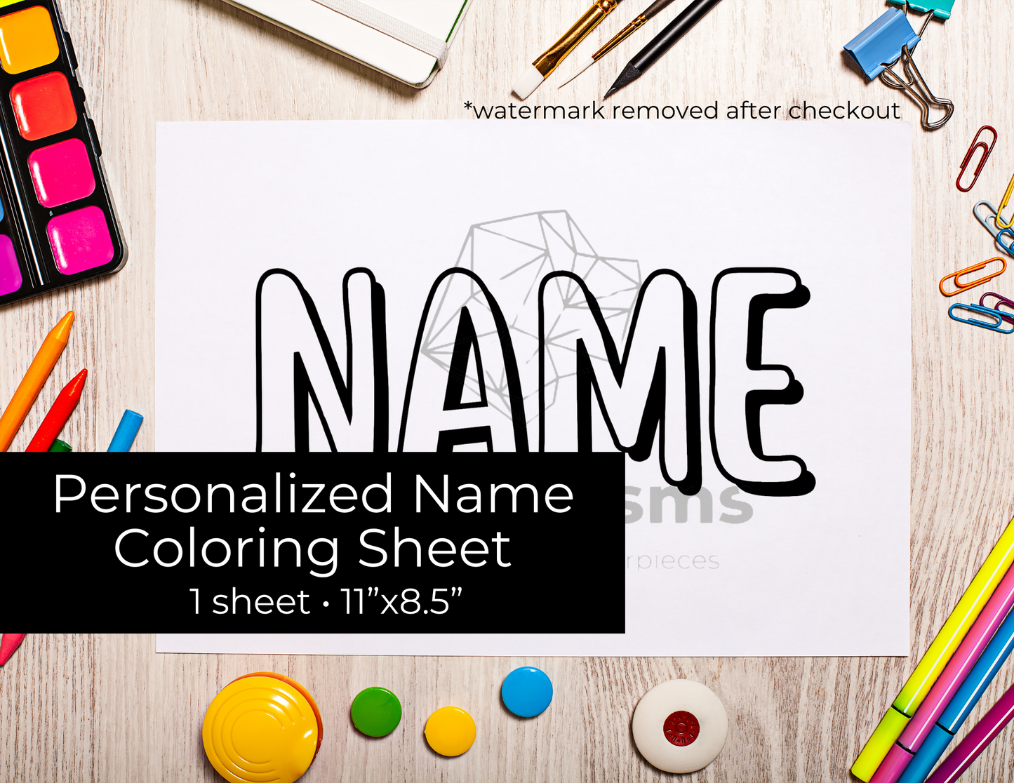 Personalized Name Coloring Sheet